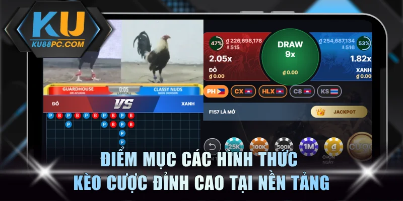 Điểm mục các hình thức kèo cược đỉnh cao tại nền tảng