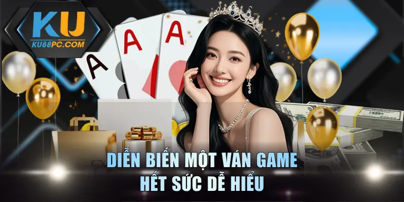 Diễn biến một ván game hết sức dễ hiểu